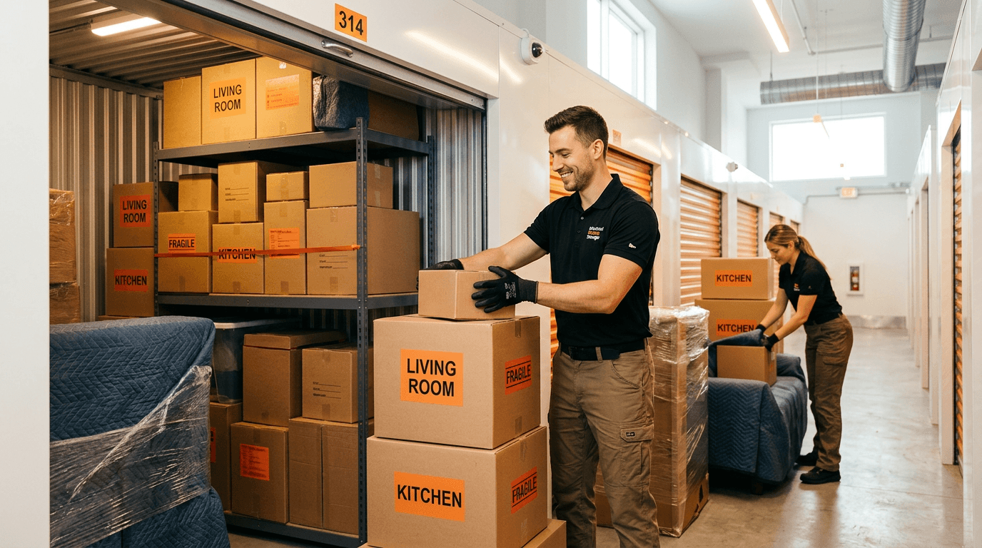 Déménagement entreposage Montréal unité de stockage sécurisée