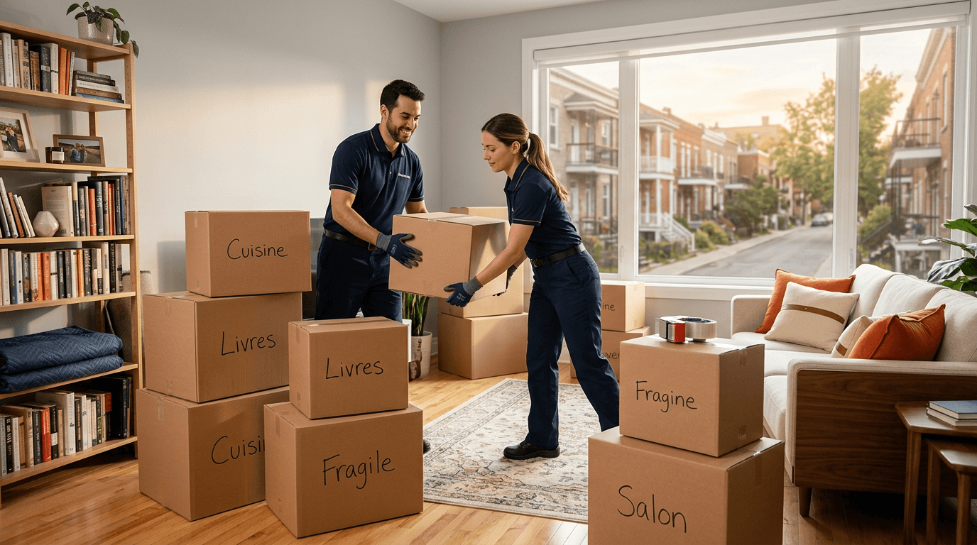 End of lease movers Montreal clearing out apartment on last day of lease