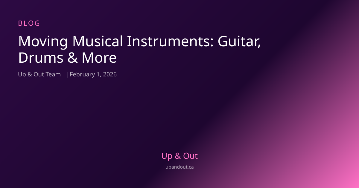How to Pack Musical Instruments for Moving